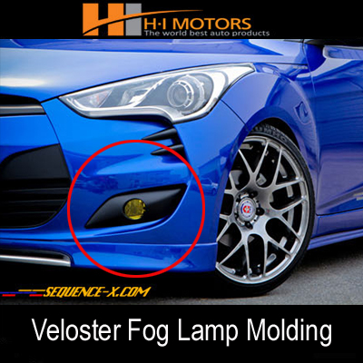 [ Veloster auto parts ] Fog Lamp molding Made in Korea
